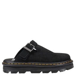 Black Leather Platform Pumps