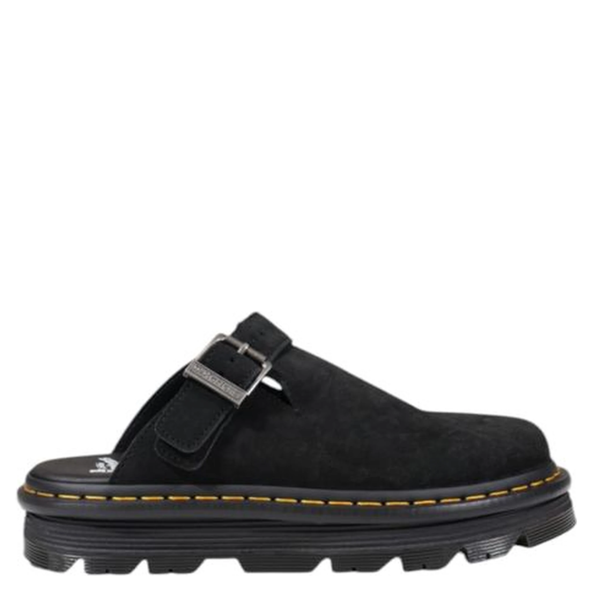 Black Leather Platform Pumps