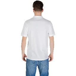 White Cotton Polo Shirt
