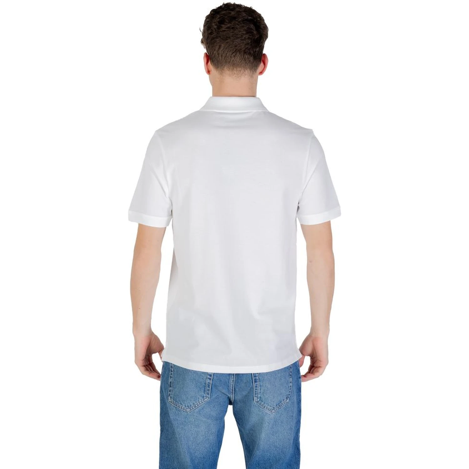 White Cotton Polo Shirt