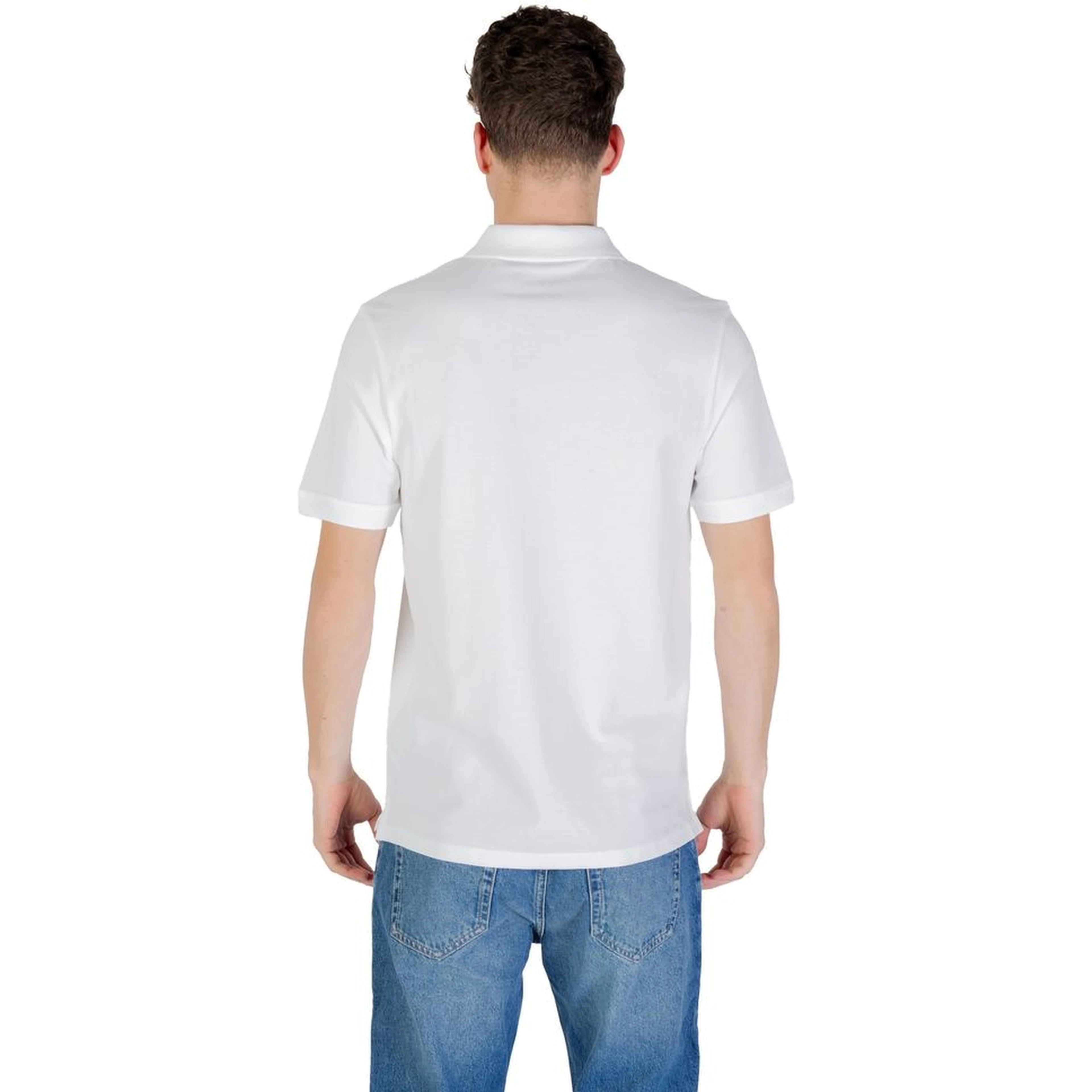 White Cotton Polo Shirt