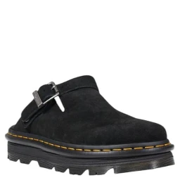 Black Leather Platform Pumps