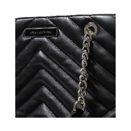 Black Polyester Handbag