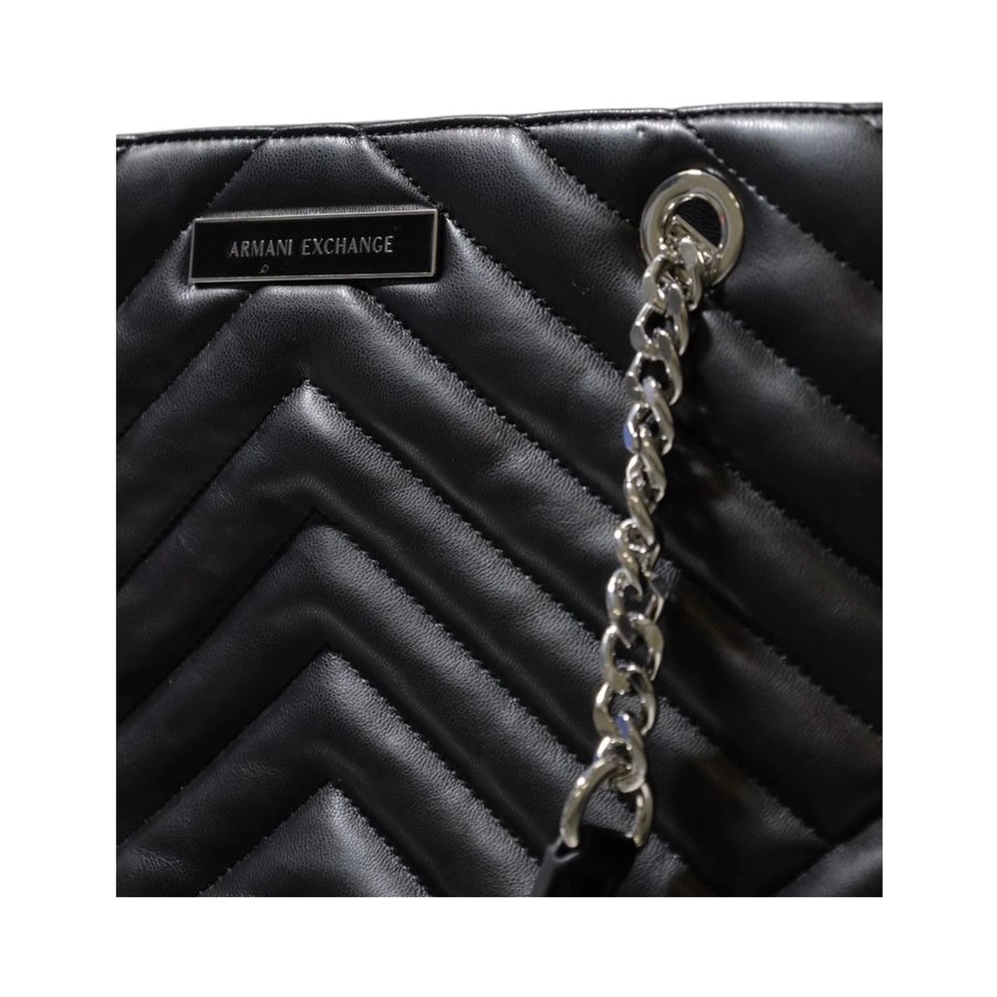 Black Polyester Handbag