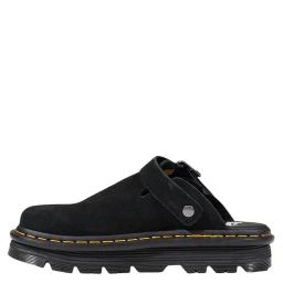 Black Leather Platform Pumps