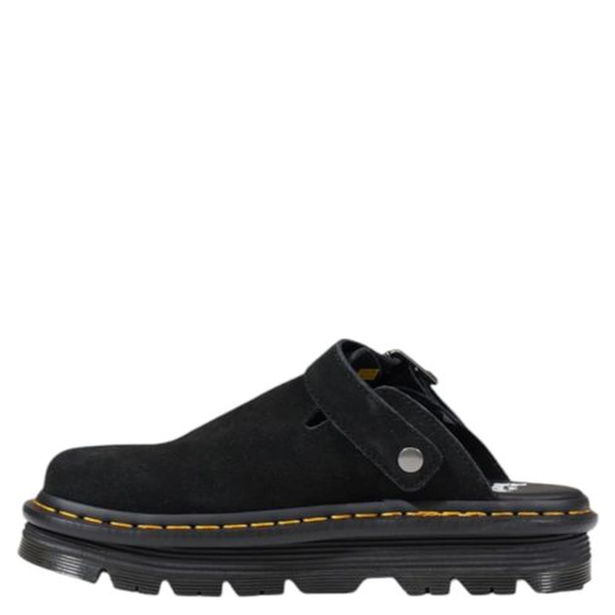 Black Leather Platform Pumps