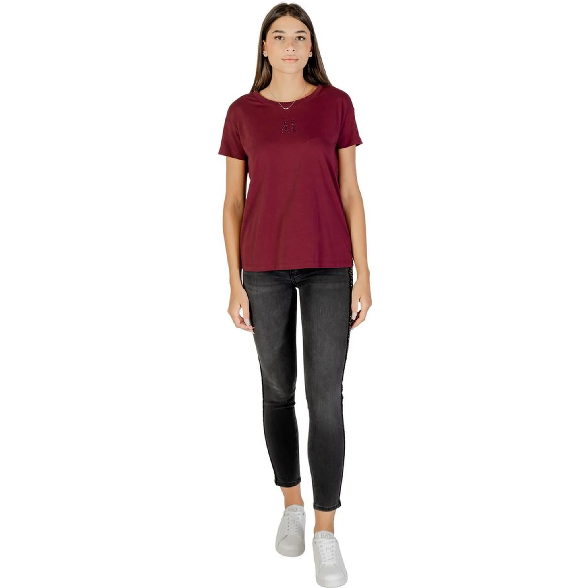 Bordeaux Cotton T-Shirt