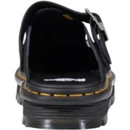 Black Leather Platform Pumps