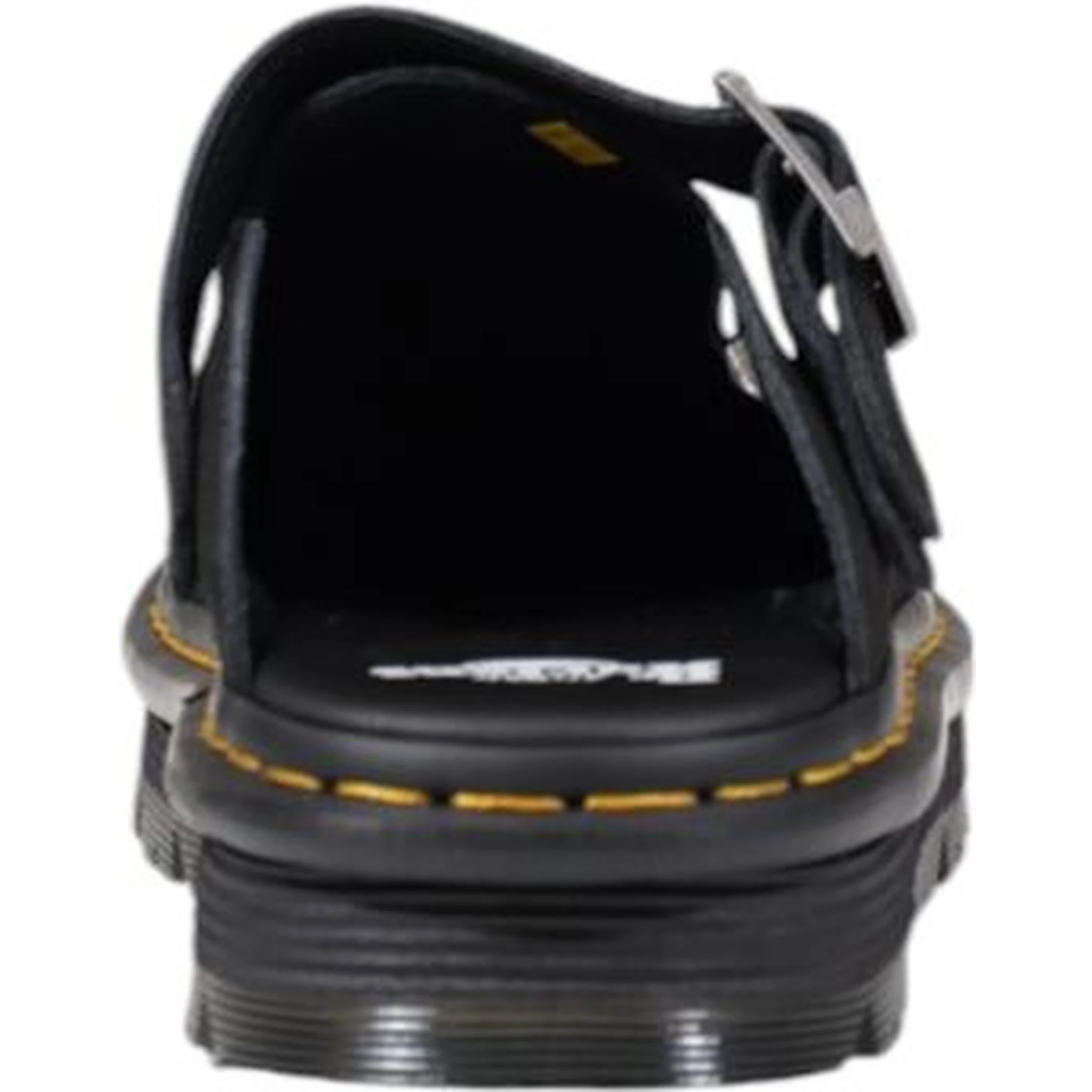 Black Leather Platform Pumps