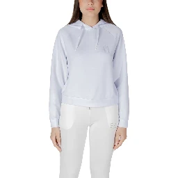 White Viscose Hoodie
