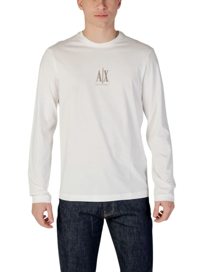 Cream Cotton Long Sleeve T-Shirt