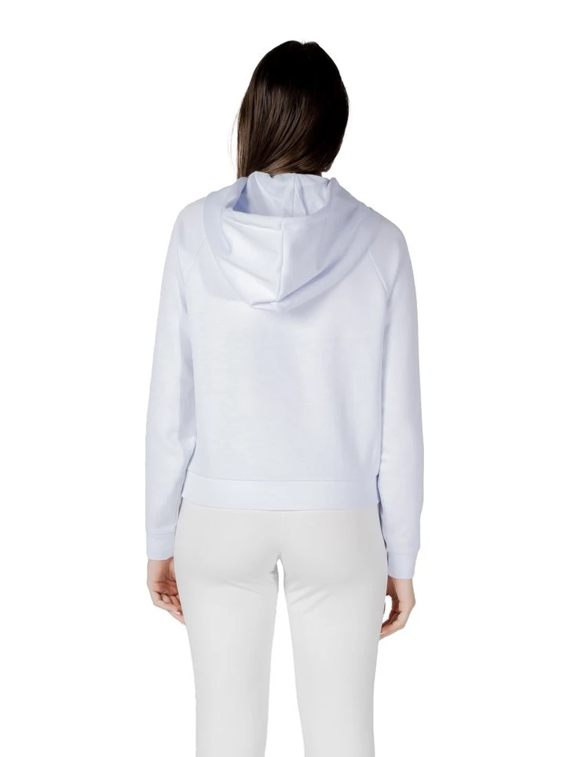 White Viscose Hoodie