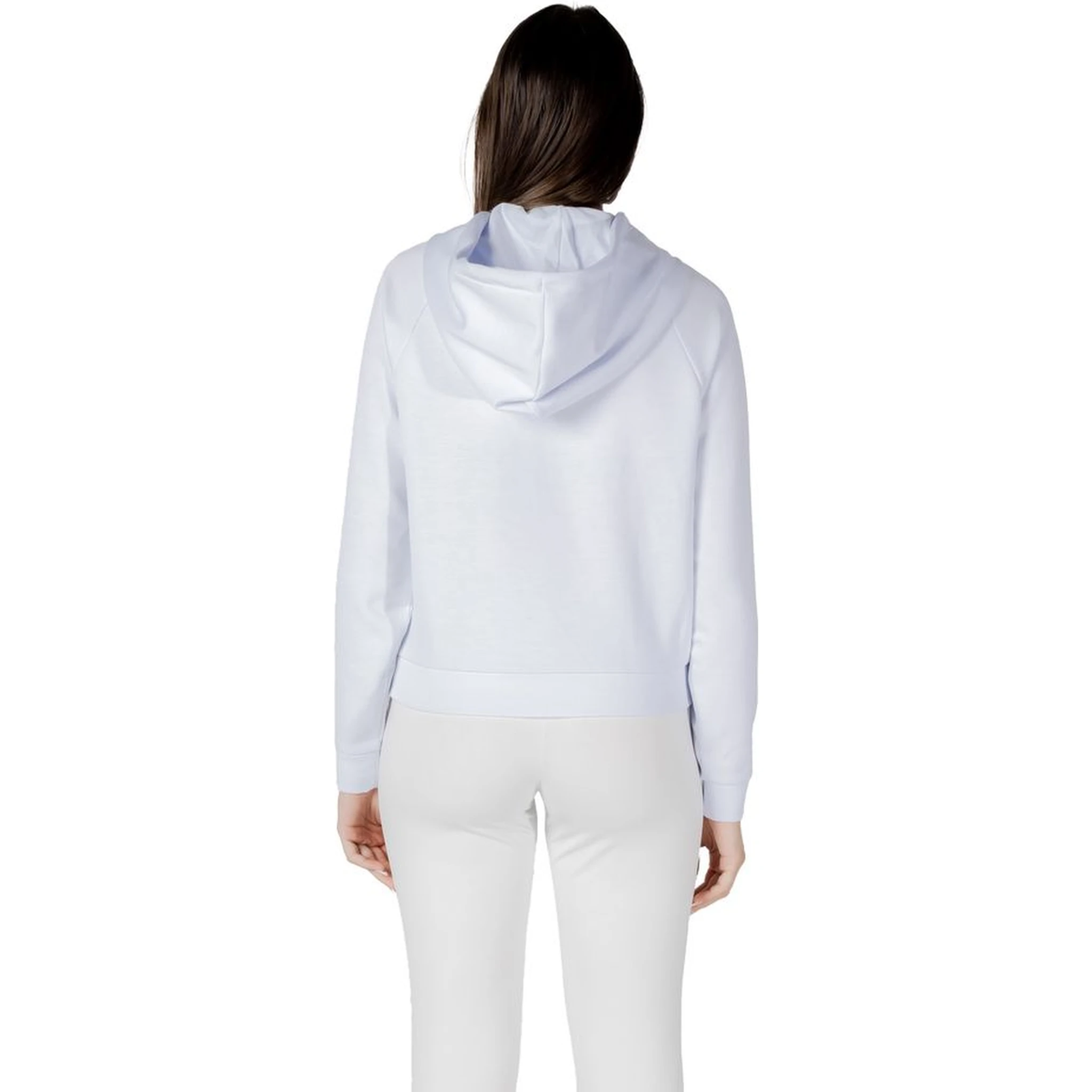 White Viscose Hoodie