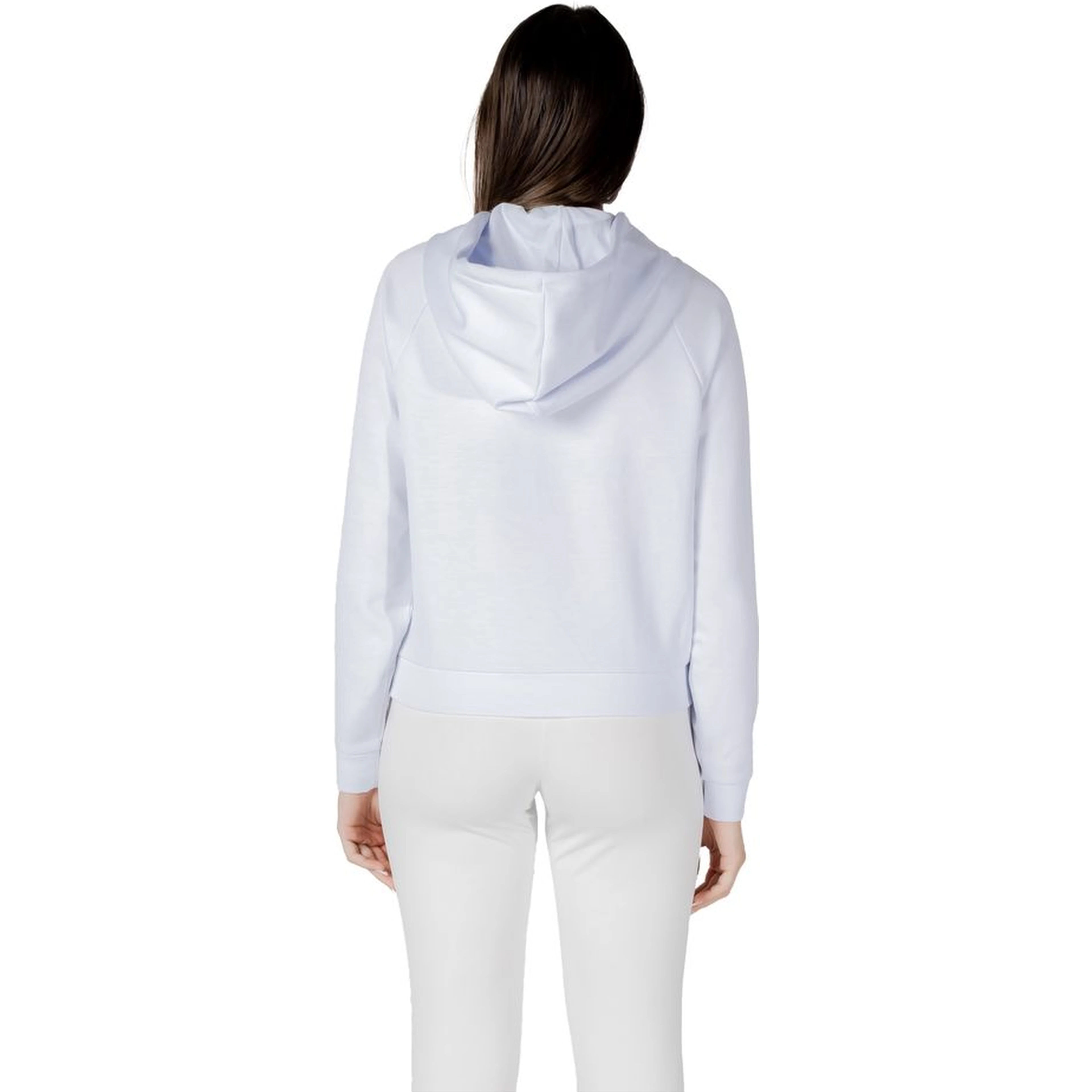 White Viscose Hoodie