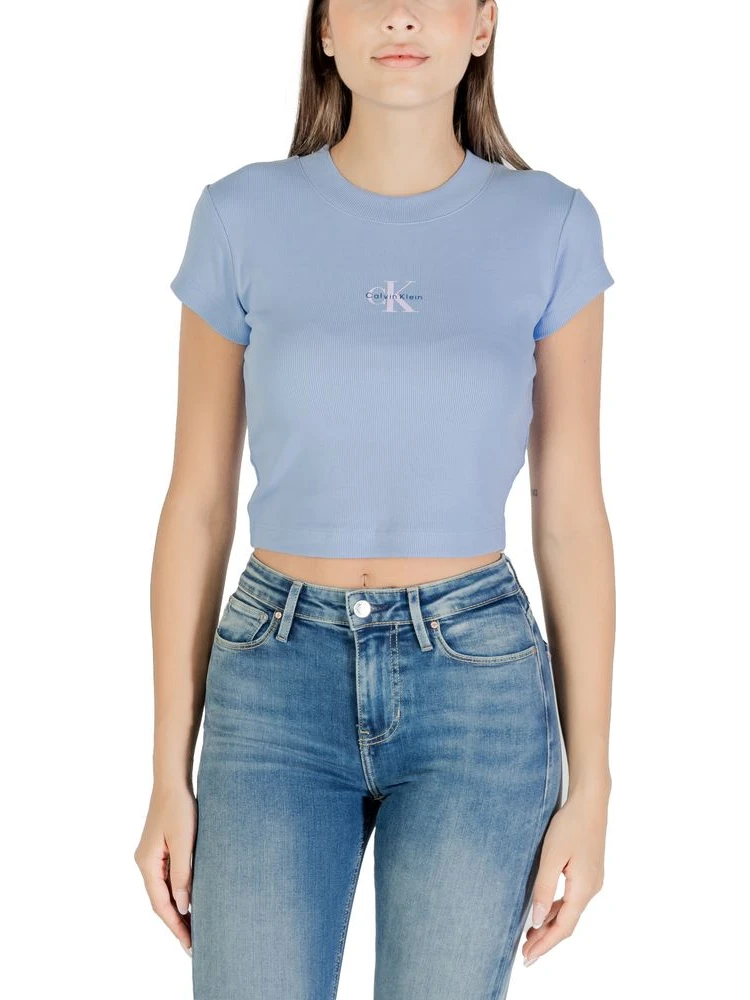 Blue Cotton T-Shirt