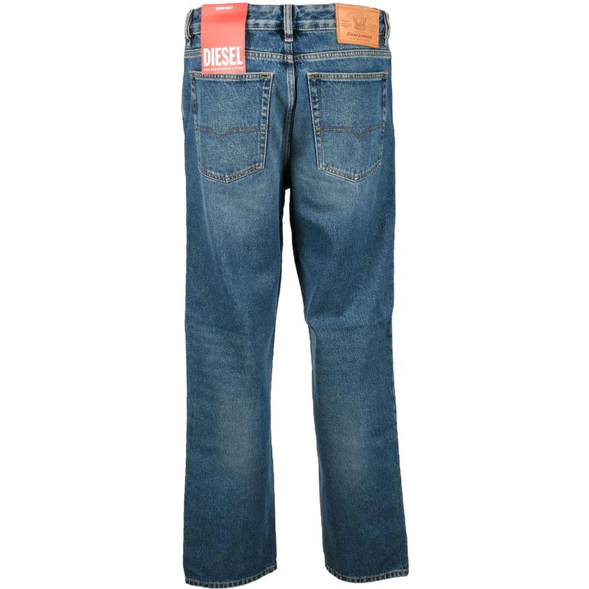 Blue Cotton Skinny Jeans