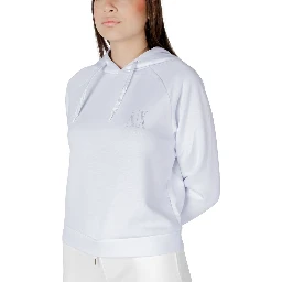 White Viscose Hoodie