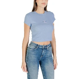Blue Cotton T-Shirt