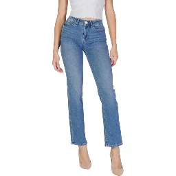 Light Blue Cotton Mom Jeans