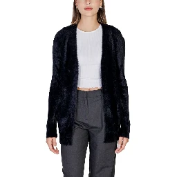 Black Polyamide Cardigan