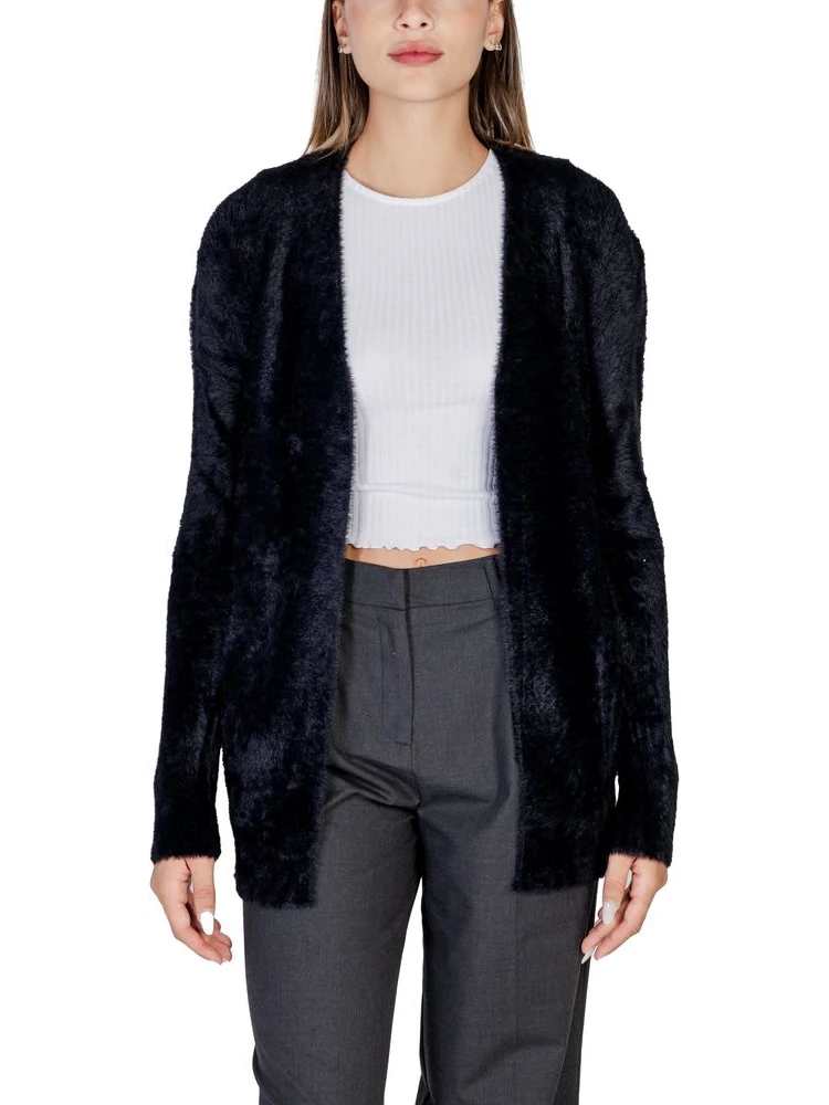Black Polyamide Cardigan