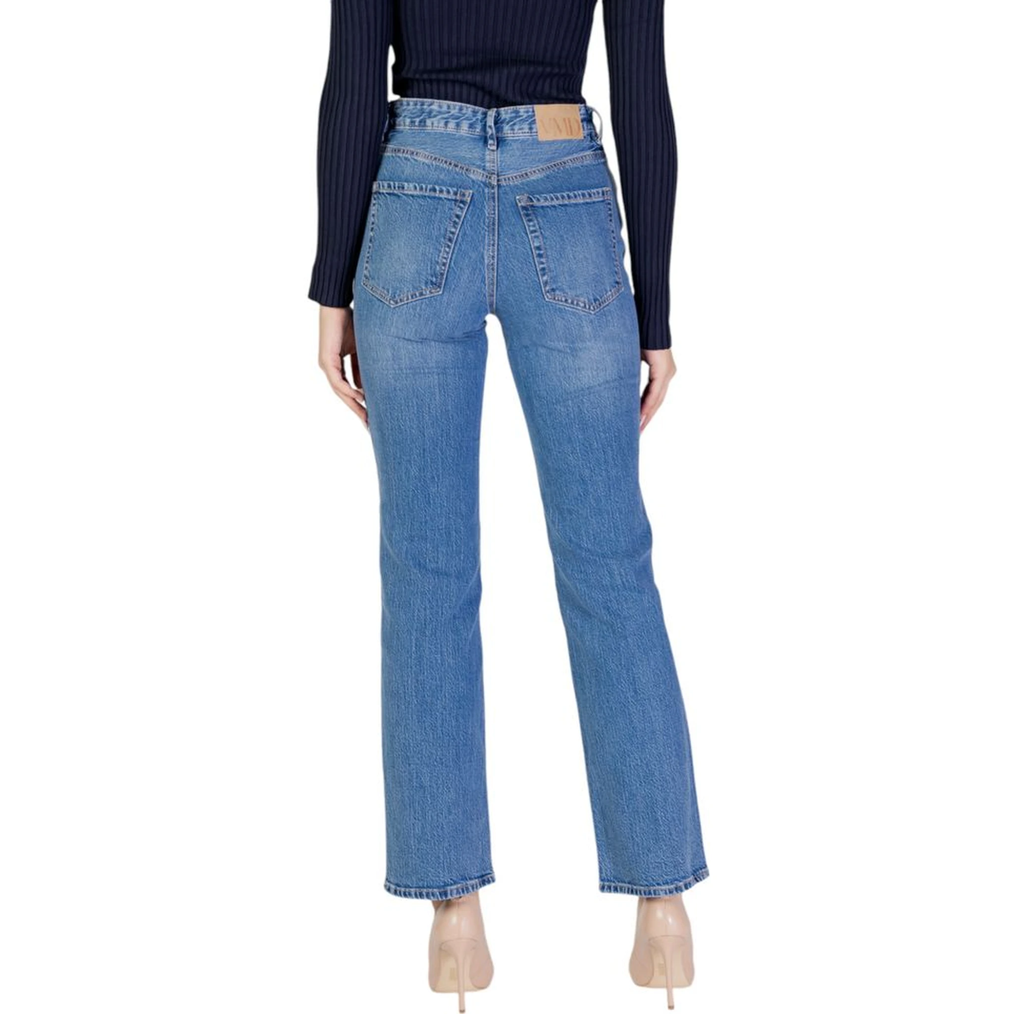 Light Blue Cotton Mom Jeans