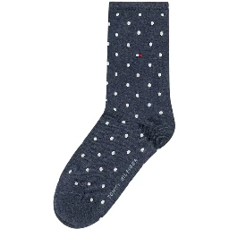 Blue Cotton Socks