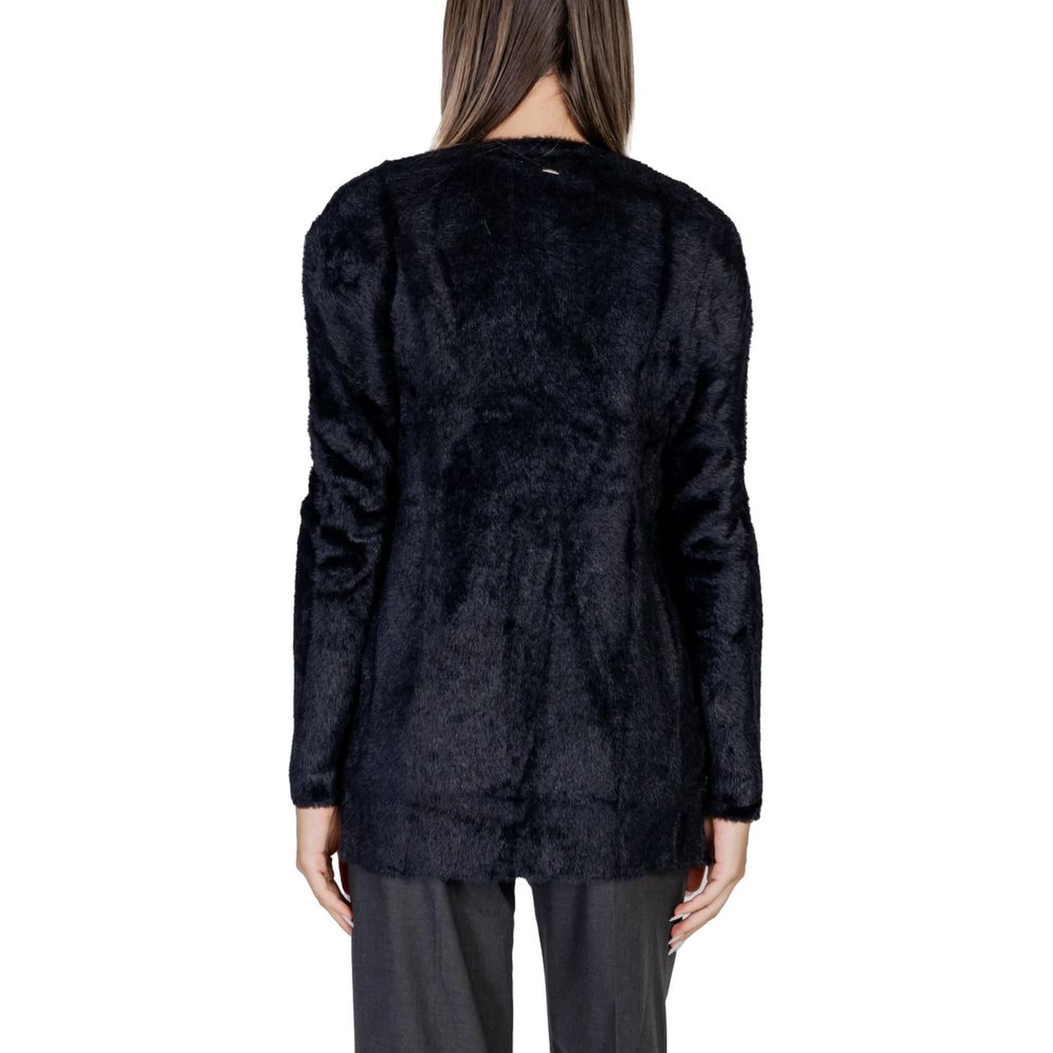 Black Polyamide Cardigan
