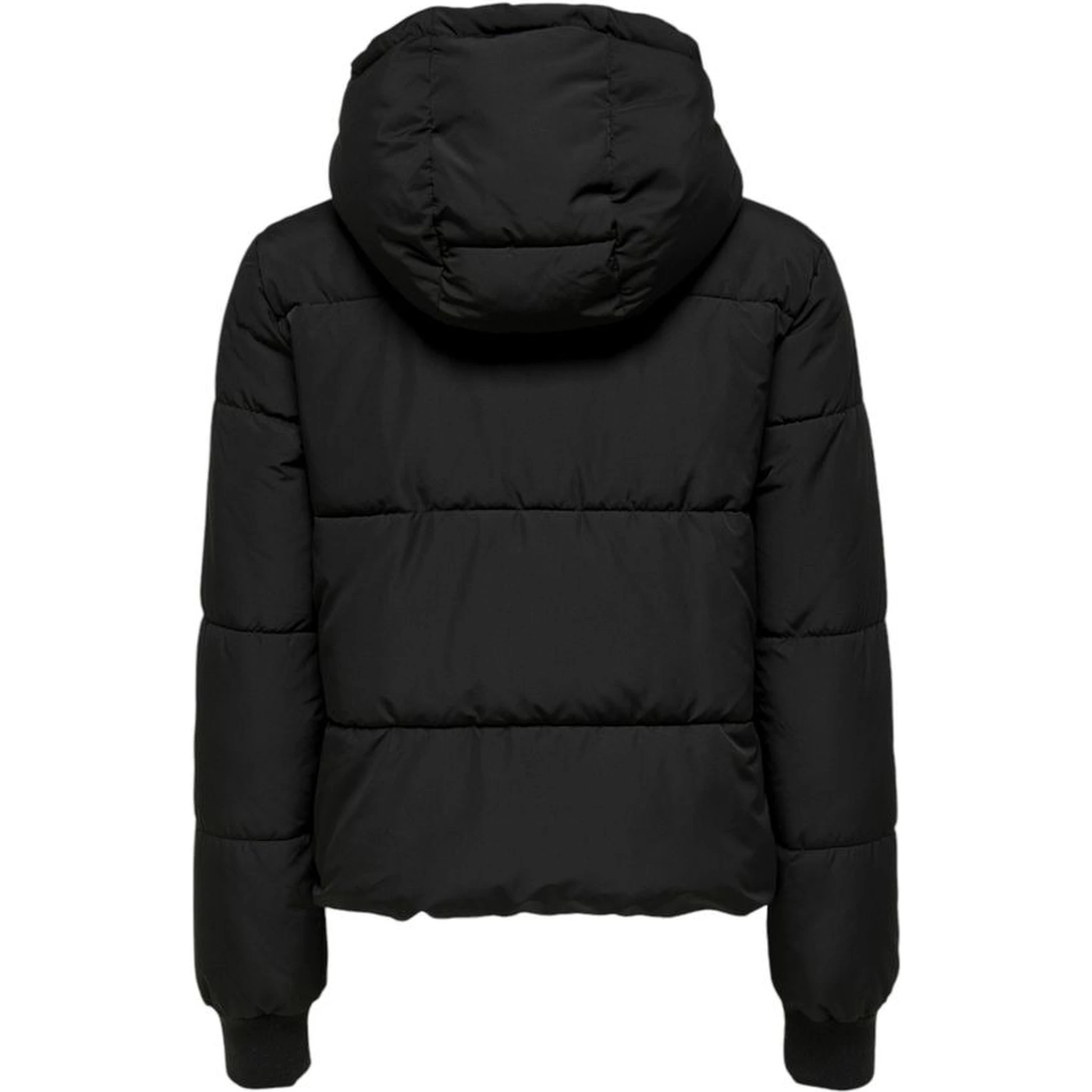 Black Polyester Shell Jacket