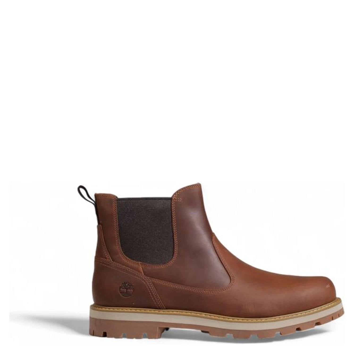 Brown Suede Leather Chelsea Boots