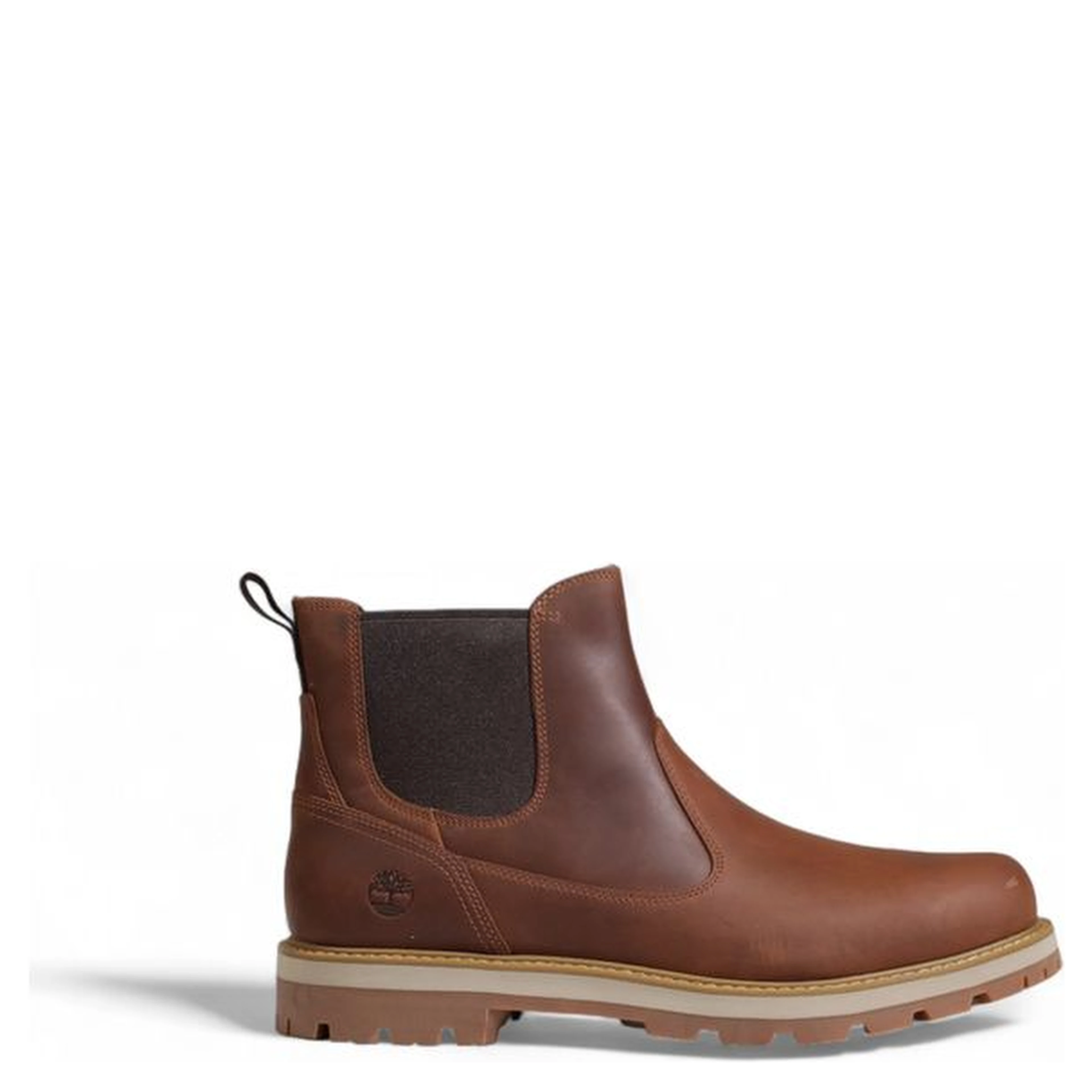 Brown Suede Leather Chelsea Boots