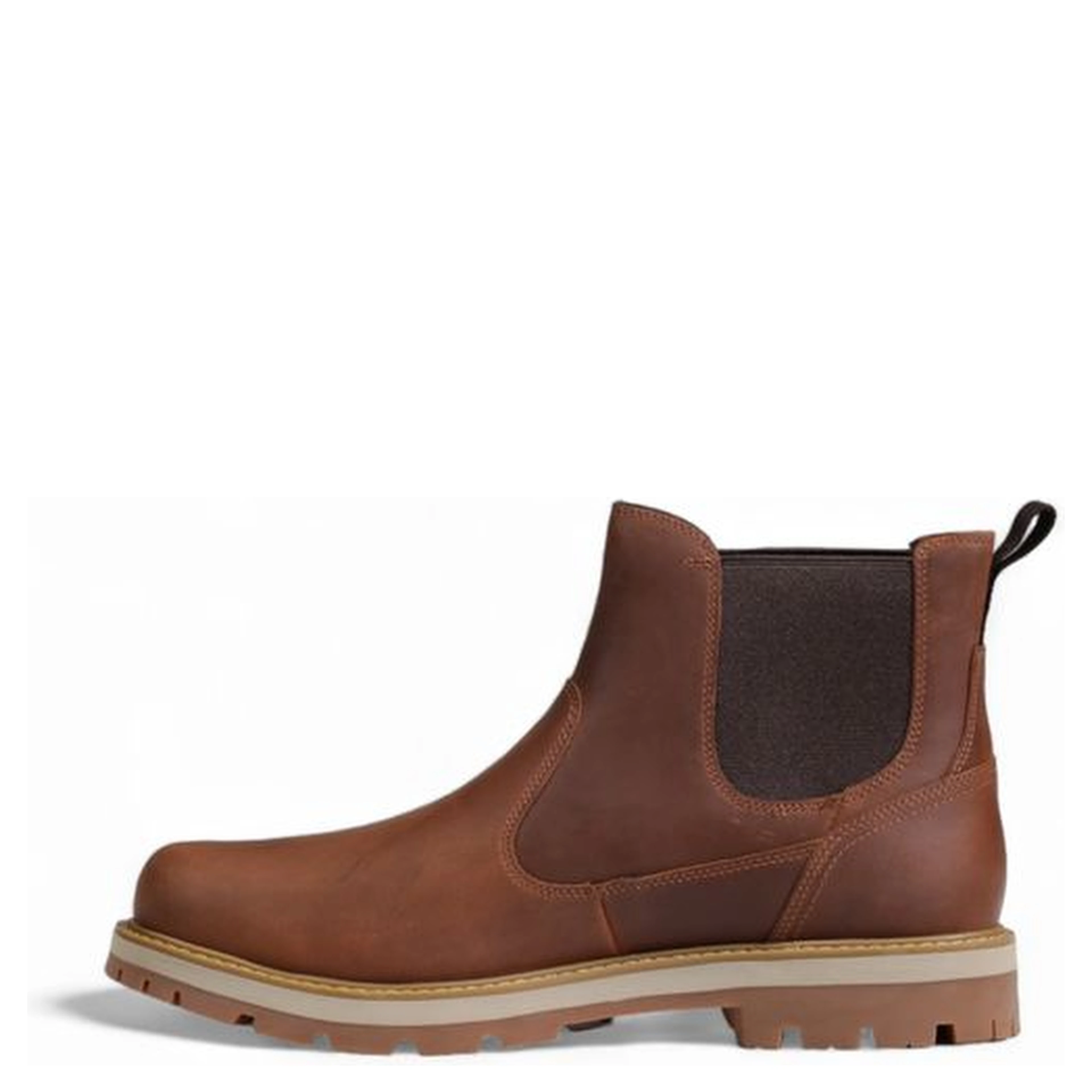 Brown Suede Leather Chelsea Boots