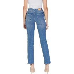 Light Blue Cotton Mom Jeans