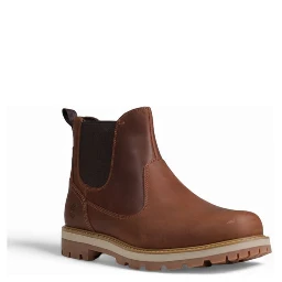 Brown Suede Leather Chelsea Boots