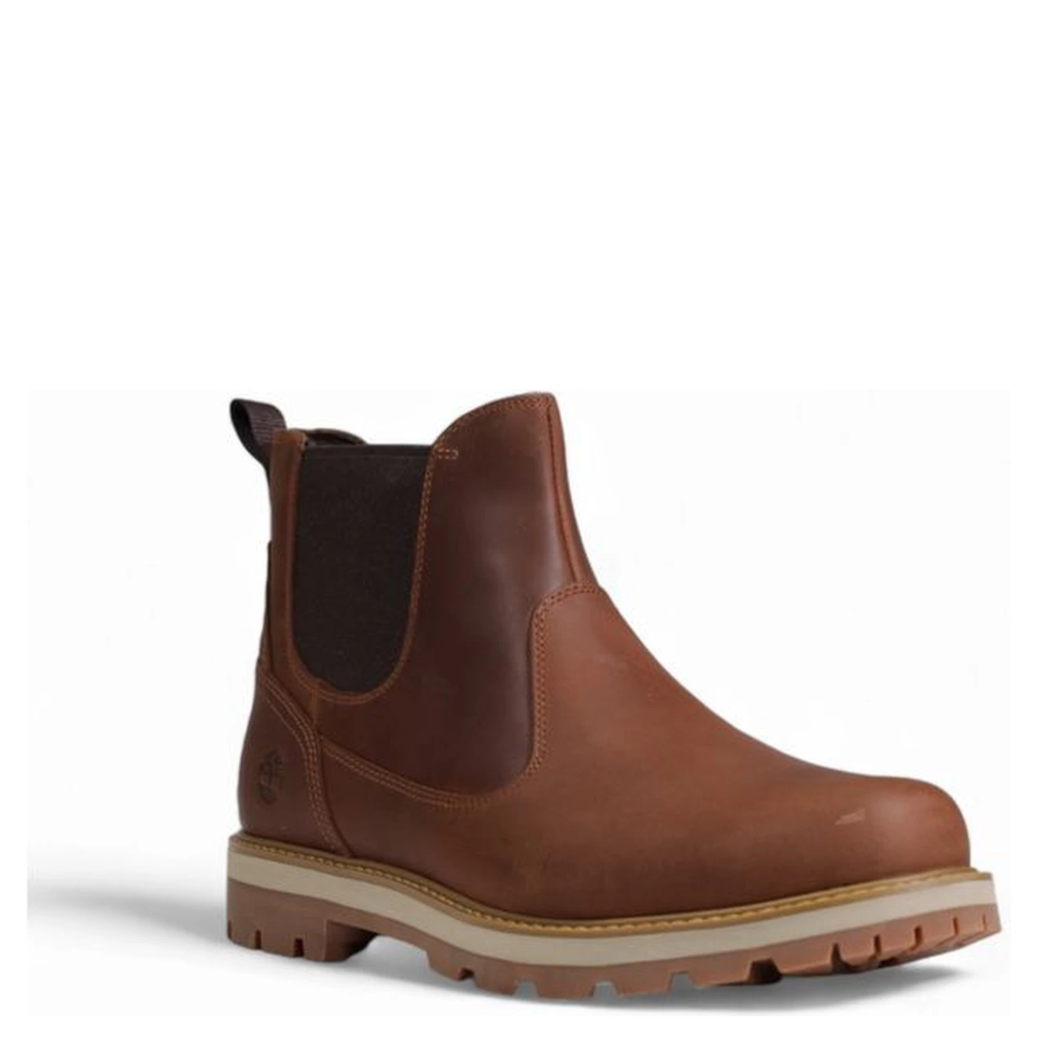 Brown Suede Leather Chelsea Boots