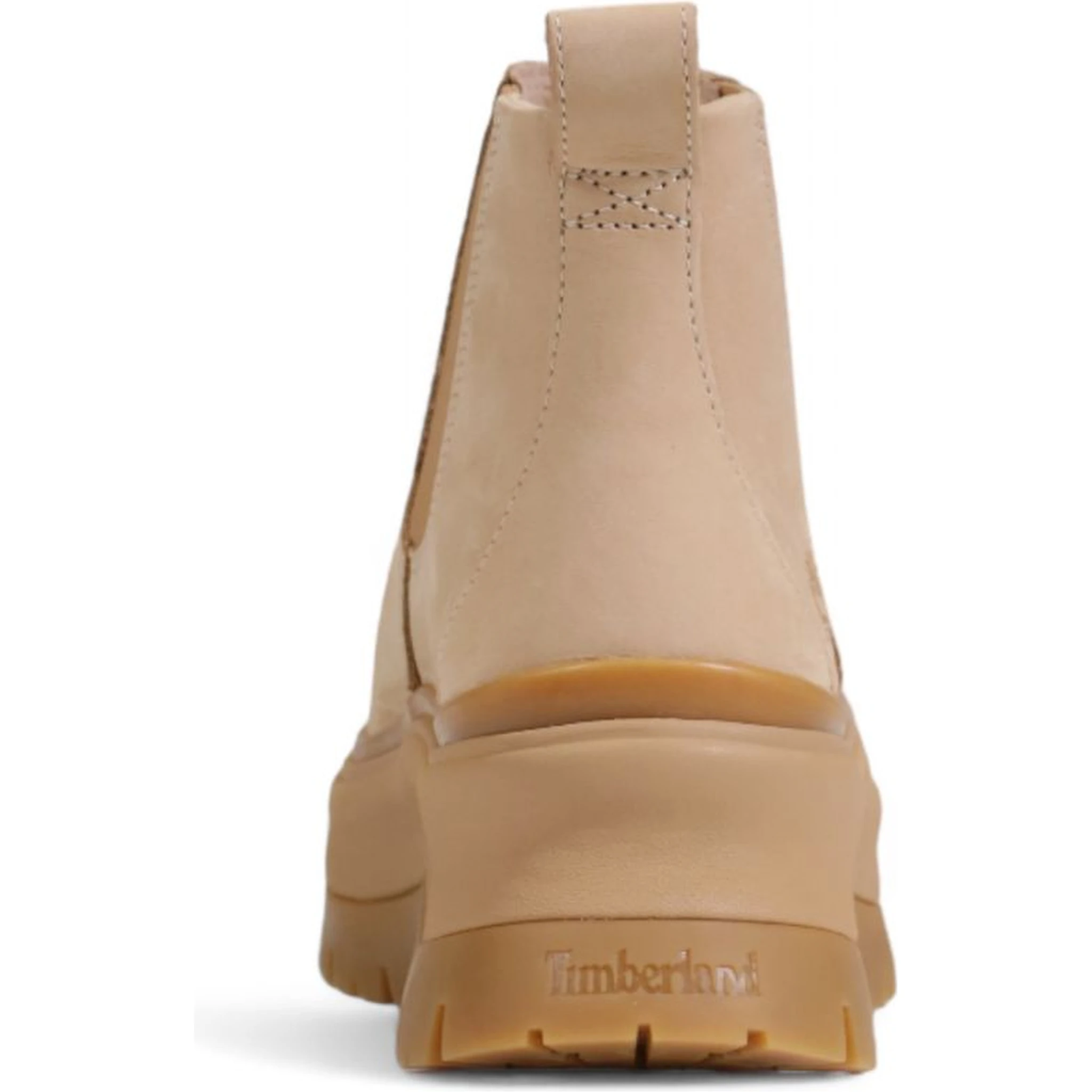 Beige Suede Leather Ankle Boots