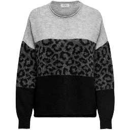 Gray Marabou Sweatshirt