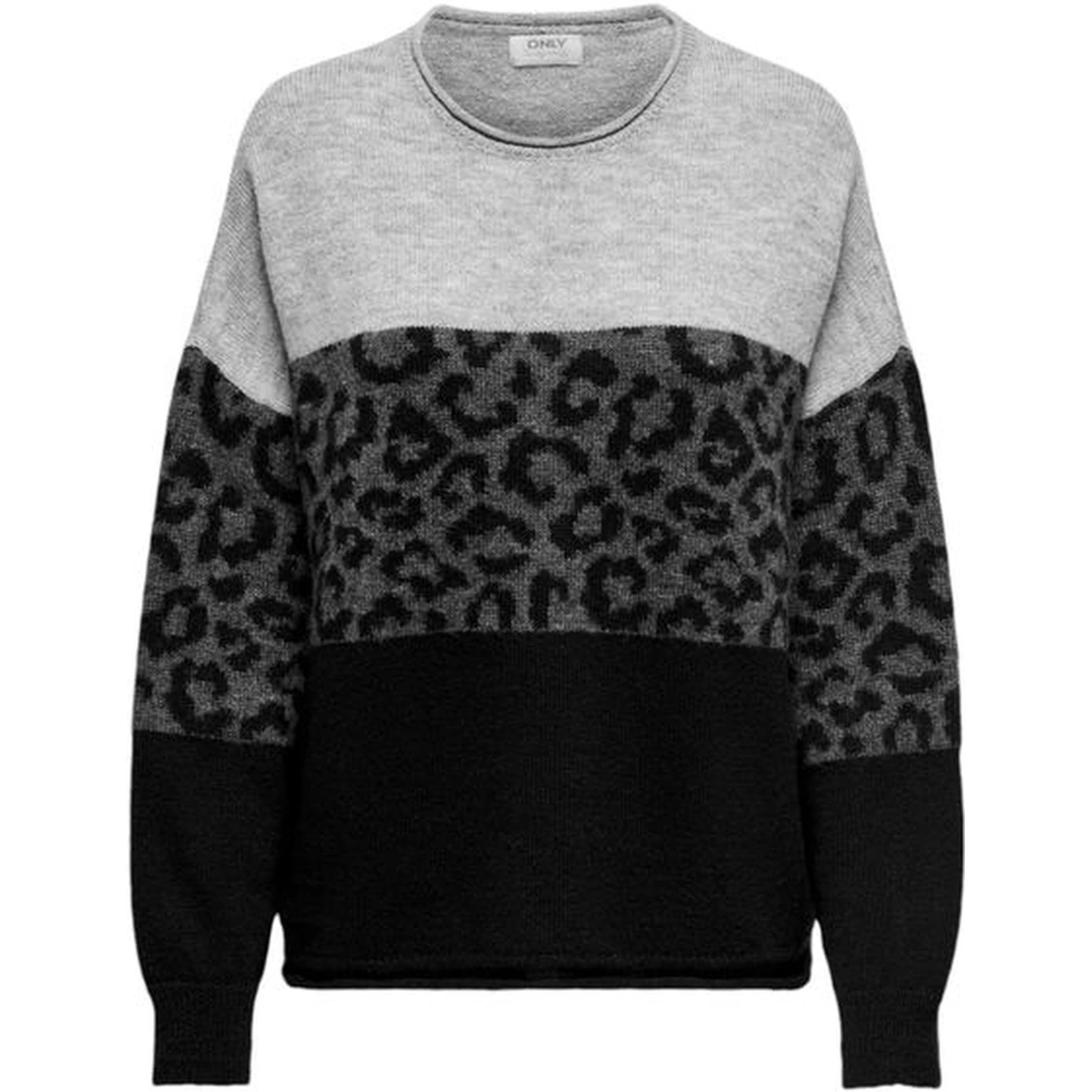 Gray Marabou Sweatshirt