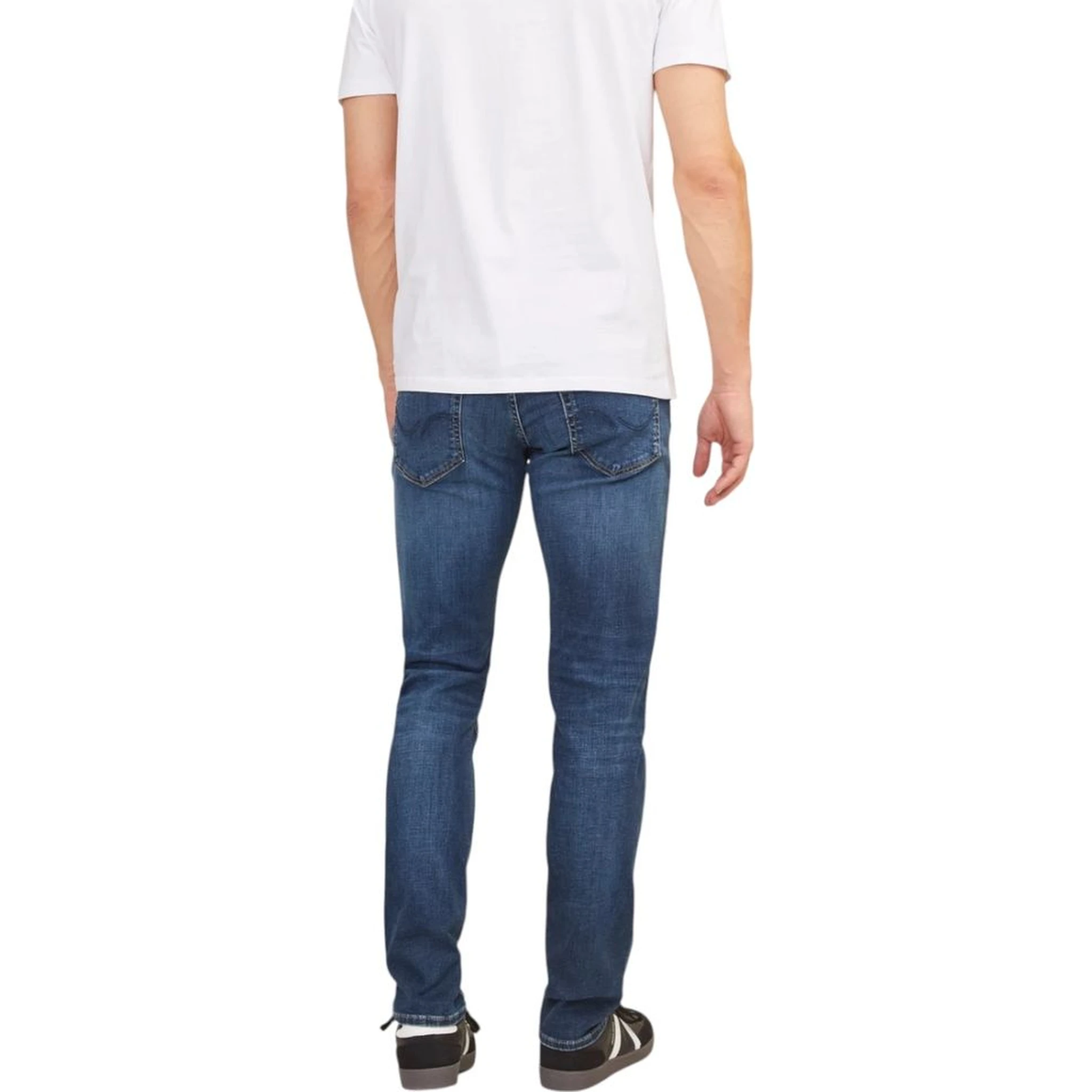 Blue Cotton Relaxed Fit Jeans