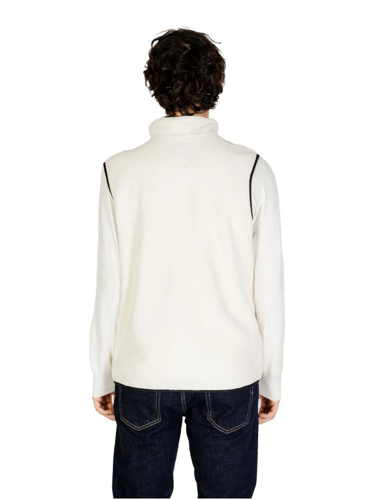 Cream Polyester Sleveless Jacket alternative