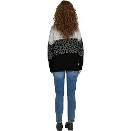 Gray Marabou Sweatshirt