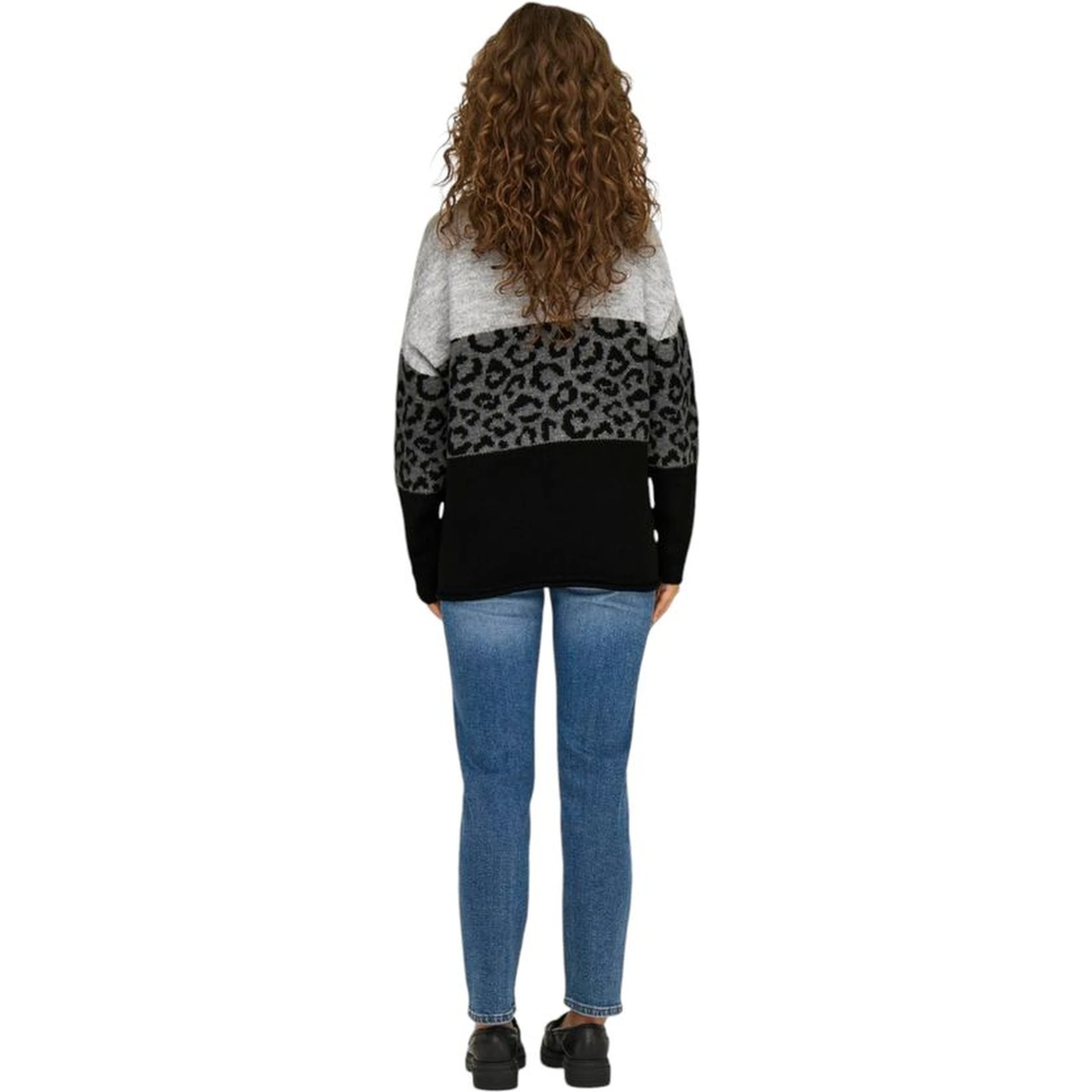 Gray Marabou Sweatshirt