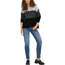 Gray Marabou Sweatshirt