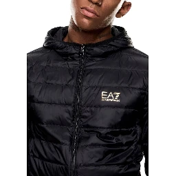 Bicolor Polyamide Full-Length Jacket