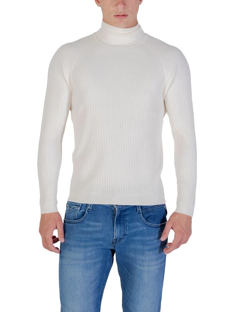 Cream Viscose Turtleneck