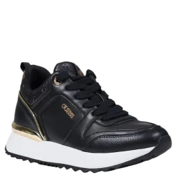 Black Polyethylene Low Top Sneakers