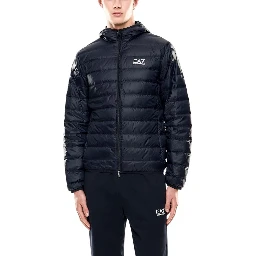 Blue Polyamide Shell Jacket