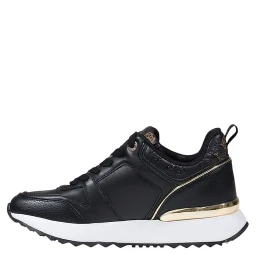 Black Polyethylene Low Top Sneakers