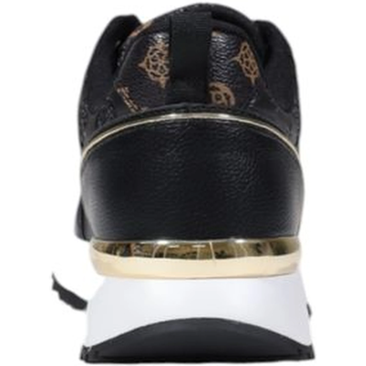 Black Polyethylene Low Top Sneakers