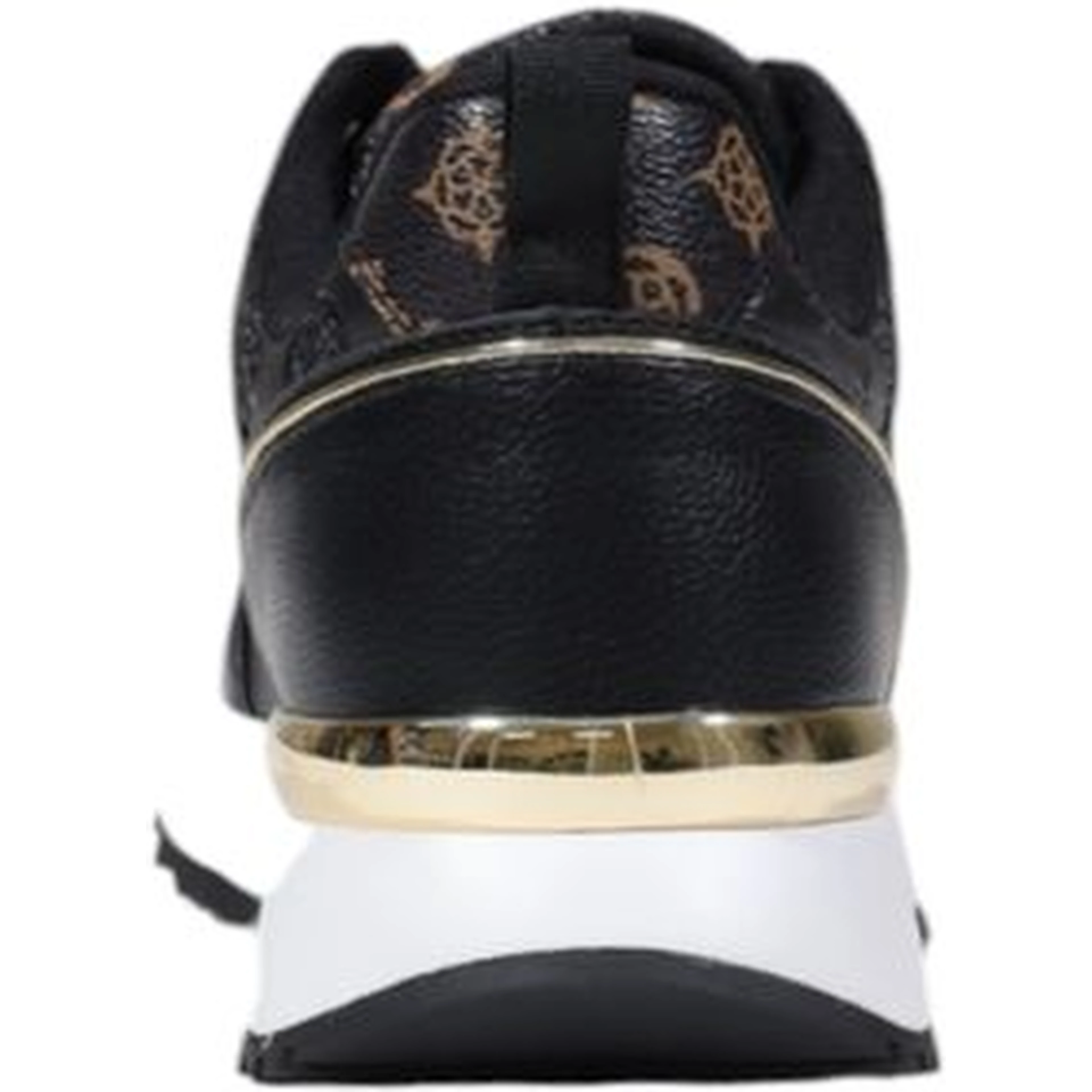 Black Polyethylene Low Top Sneakers